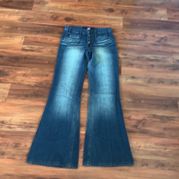 Mudd Denim - Y2K mud, super flare, jeans, size 9